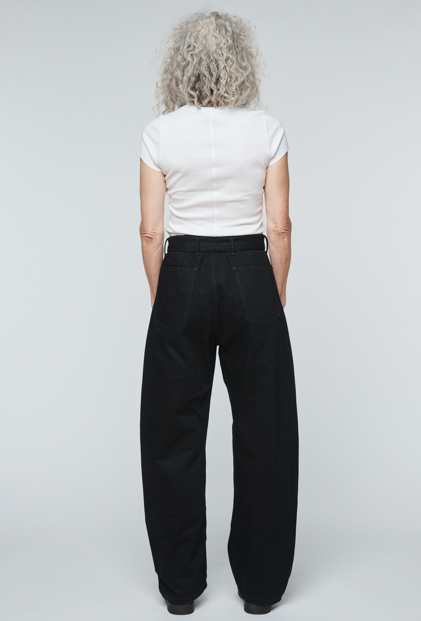 Twisted Belted Pants in Black – Outline Brooklyn