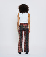 Power Trackpant in Brown and Red