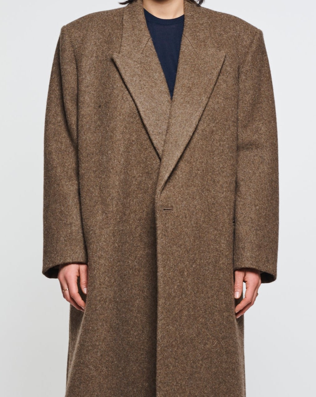 Dhani Coat in Brown Grass