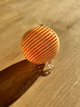 Striped Glass Handblown Ornament