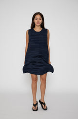 Bounce Dress in Dark Navy