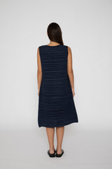 Bounce Dress in Dark Navy