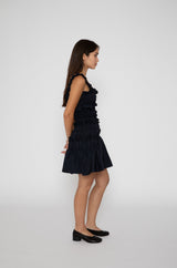 Oona Dress in Navy