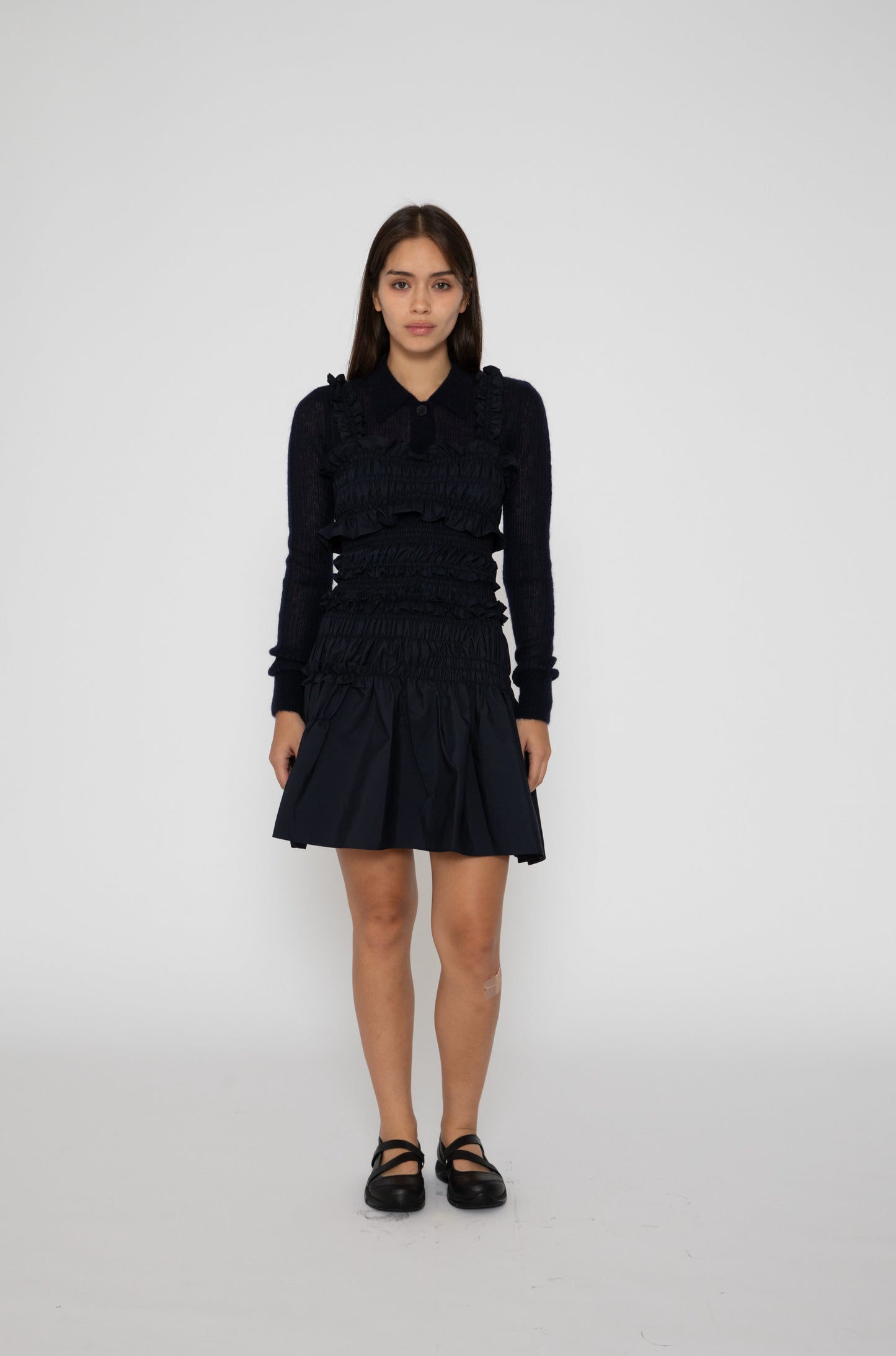 Oona Dress in Navy