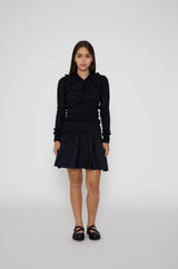 Oona Dress in Navy