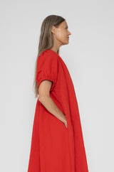 Martha Dress in Red