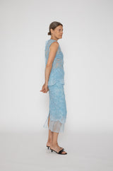 Glenda Skirt in Light Blue