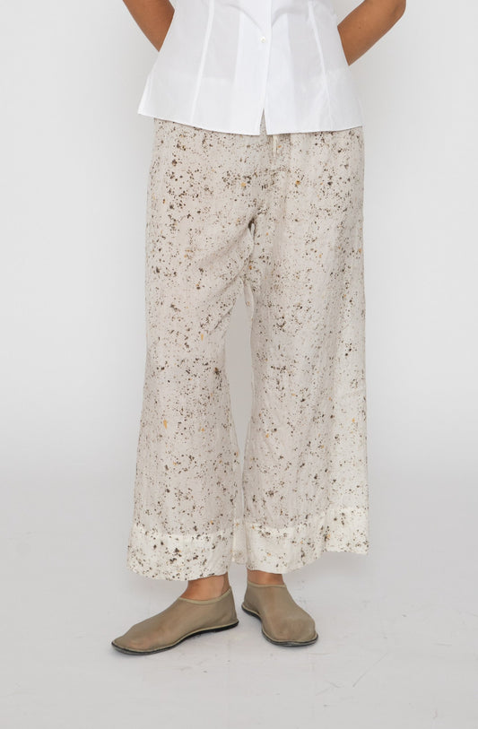 Wide Leg Pants in Pebble