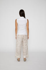 Wide Leg Pants in Pebble