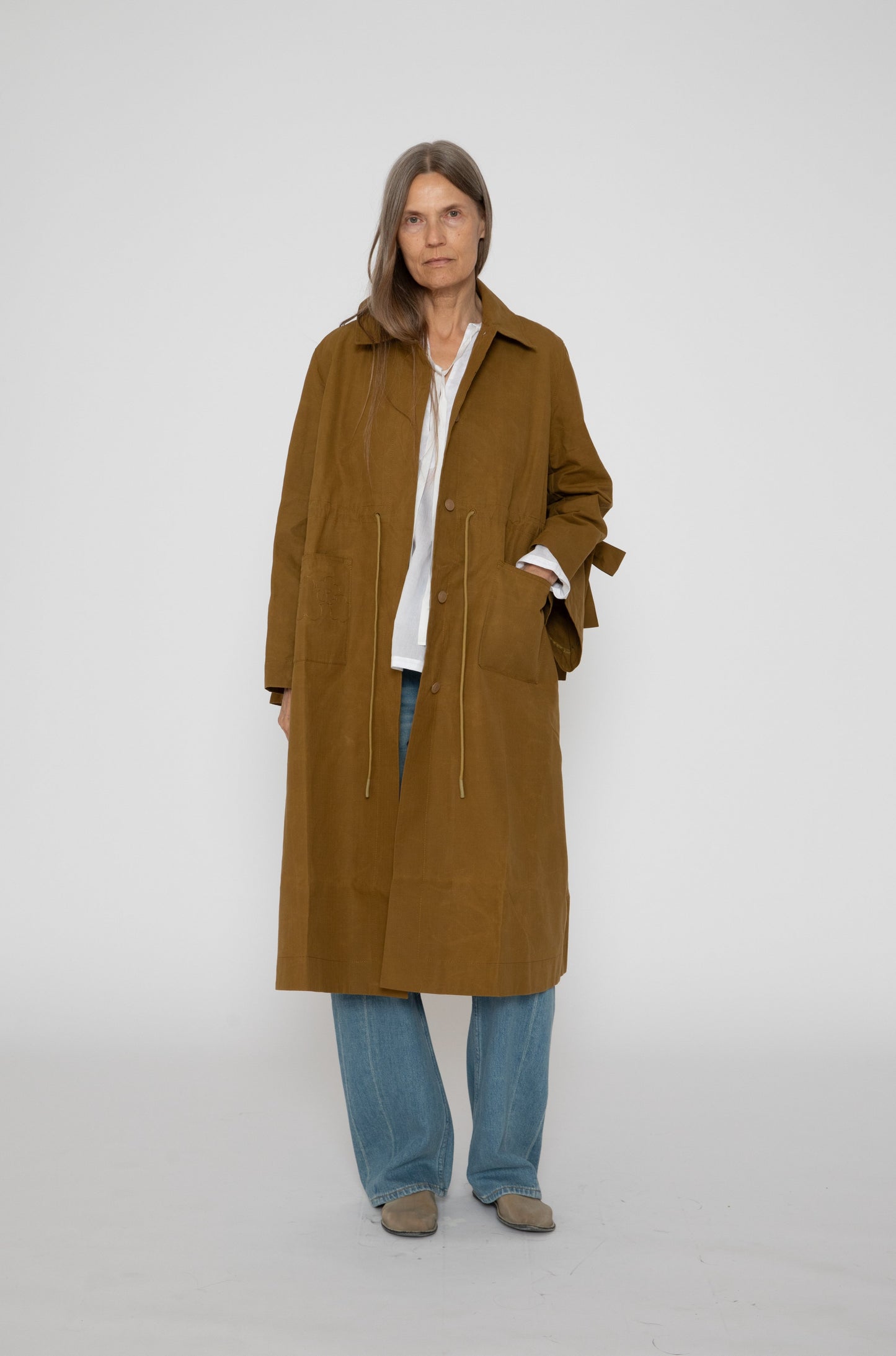 Vania Coat in Ochre