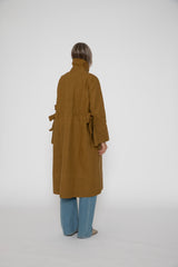 Vania Coat in Ochre