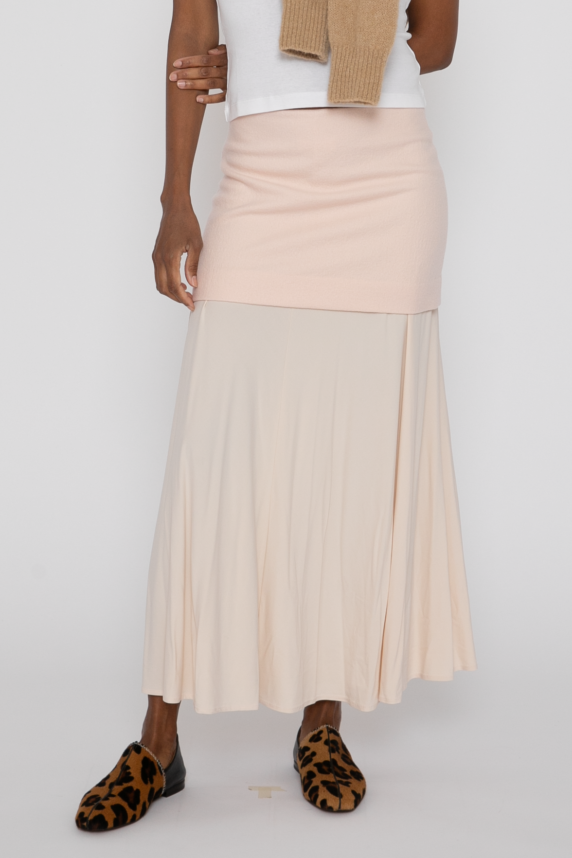 Layered Skirt in Quartz