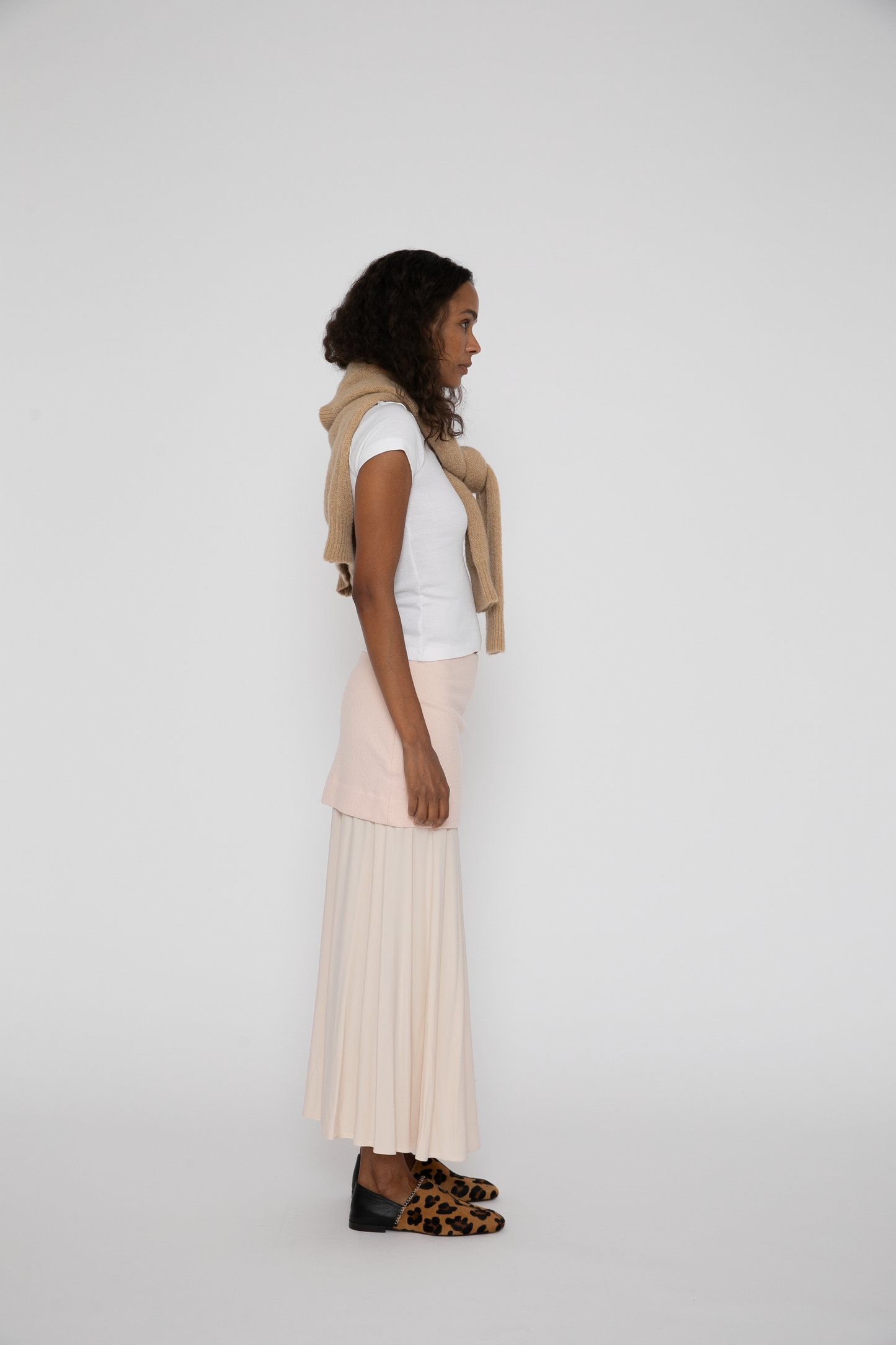 Layered Skirt in Quartz