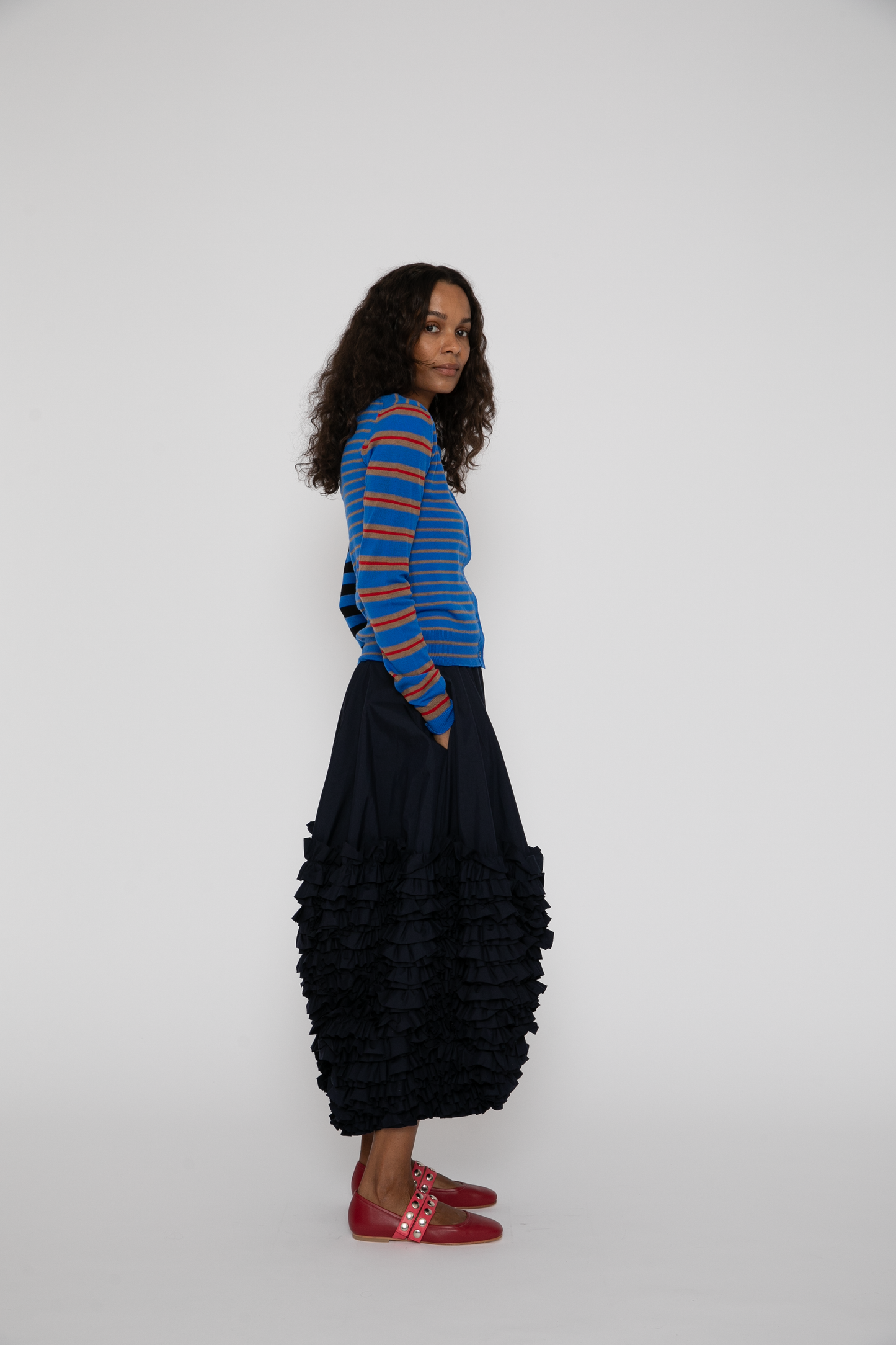 Isla Skirt in Navy