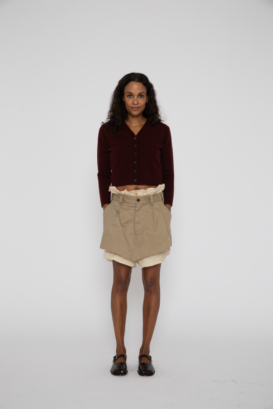 Short Skirt in Camel/Butter