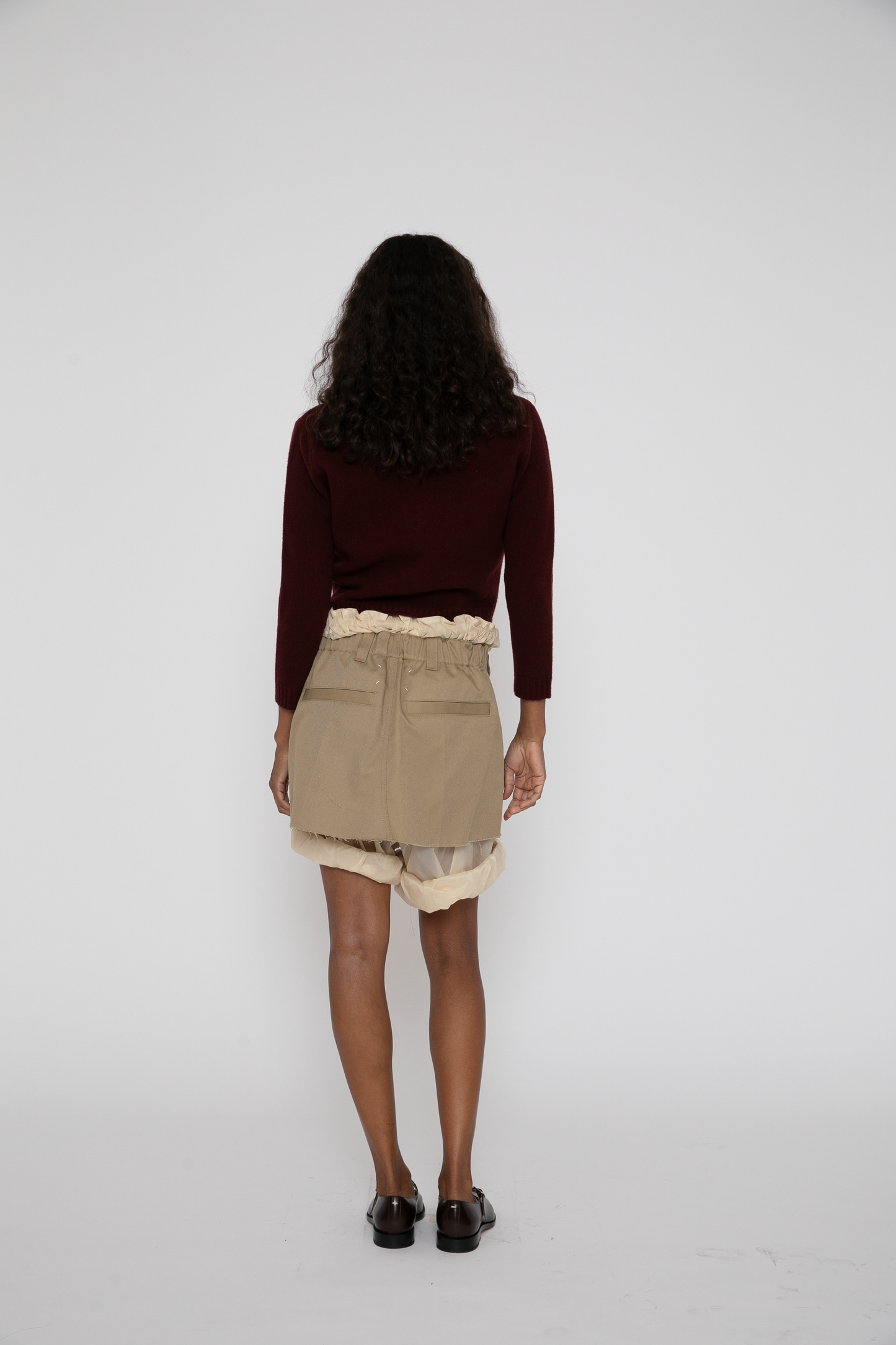 Short Skirt in Camel/Butter