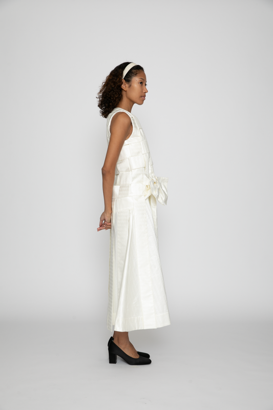 Linda Beatrice Dress in White