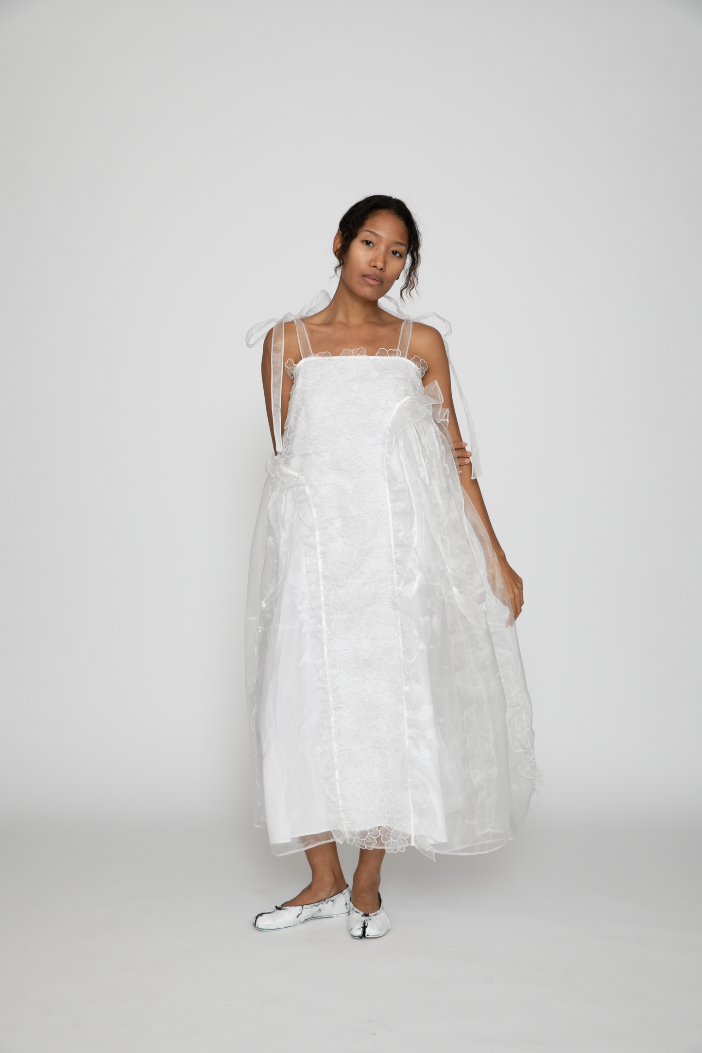 Oswald Dress in White