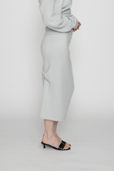 Bella Scrunched Skirt in Icy Blue