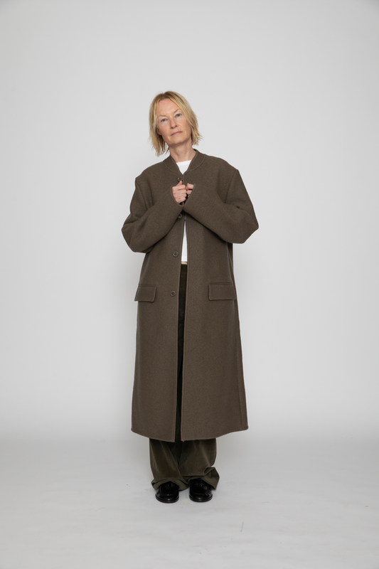 Walker Overcoat in Castoro Wool