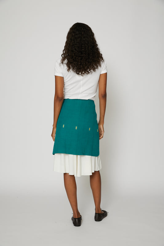 Triumph Skirt in Green Multi