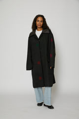 Prelude Coat in Black Multi