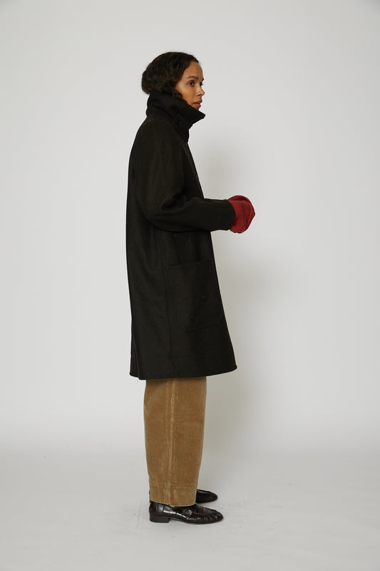 Raglan Overcoat in Bark