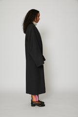 Maxi DB Coat in Anthracite