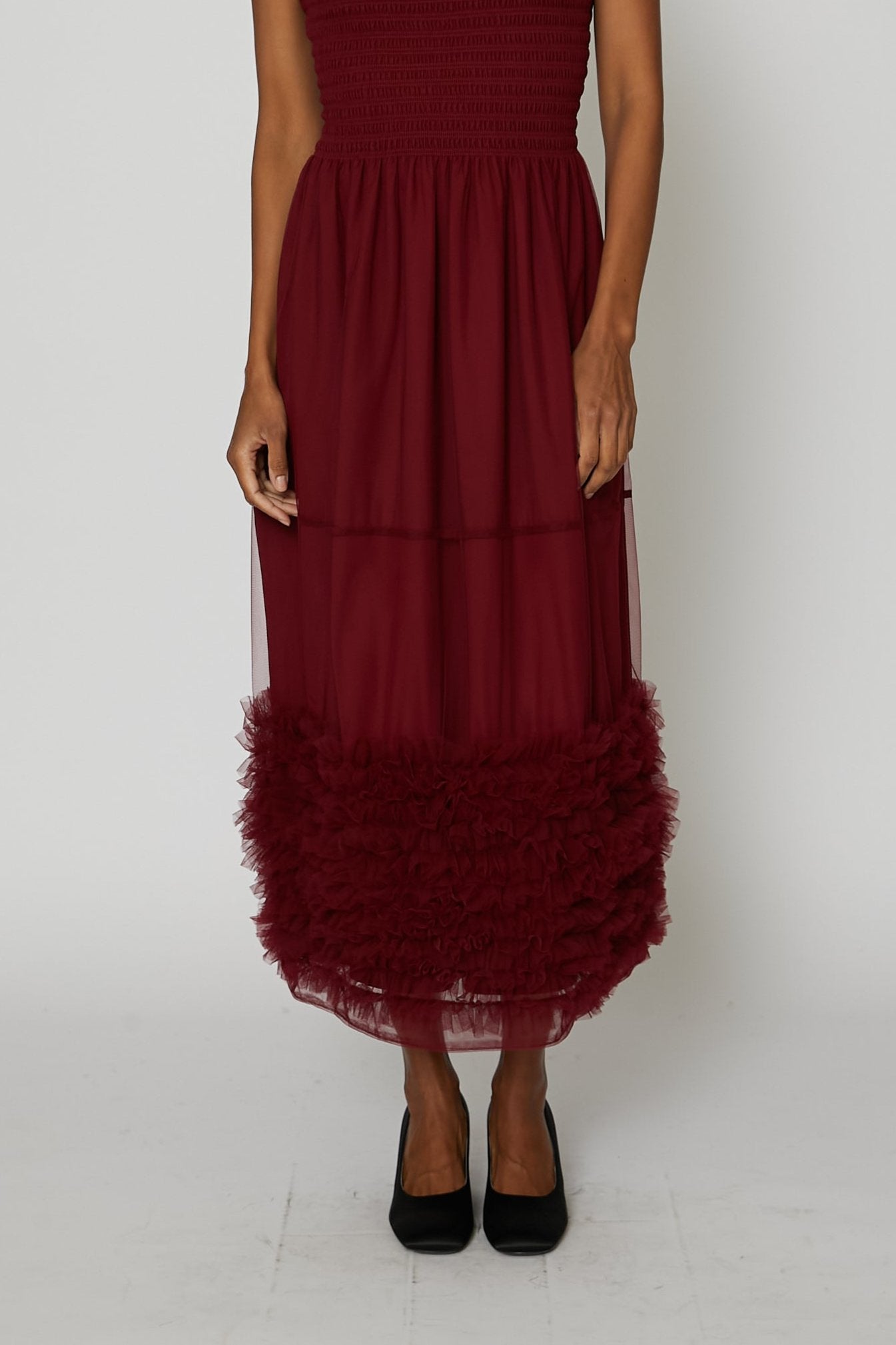 Misty Dress in Burgundy