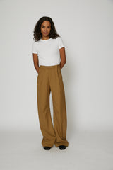 Tailored Pant in Beige