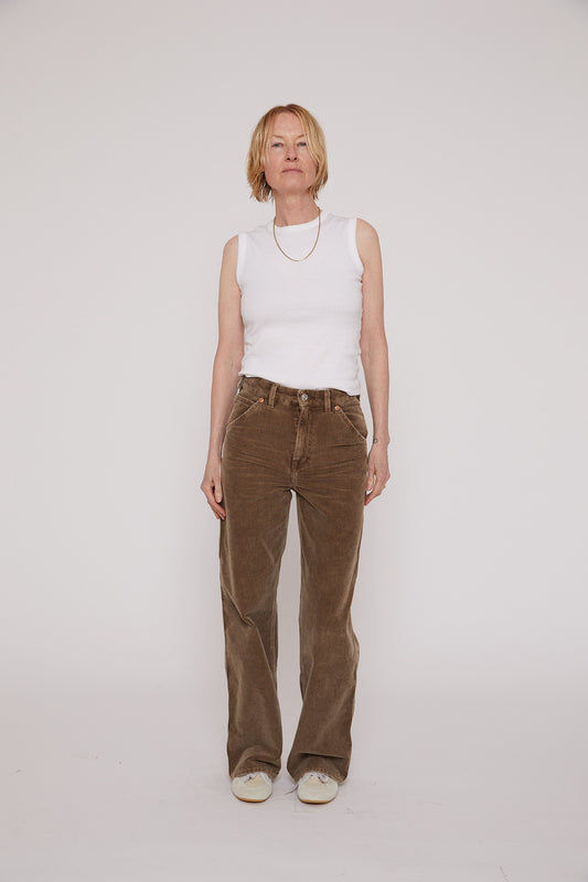 Trade Trouser in Brown Enzyme Cord